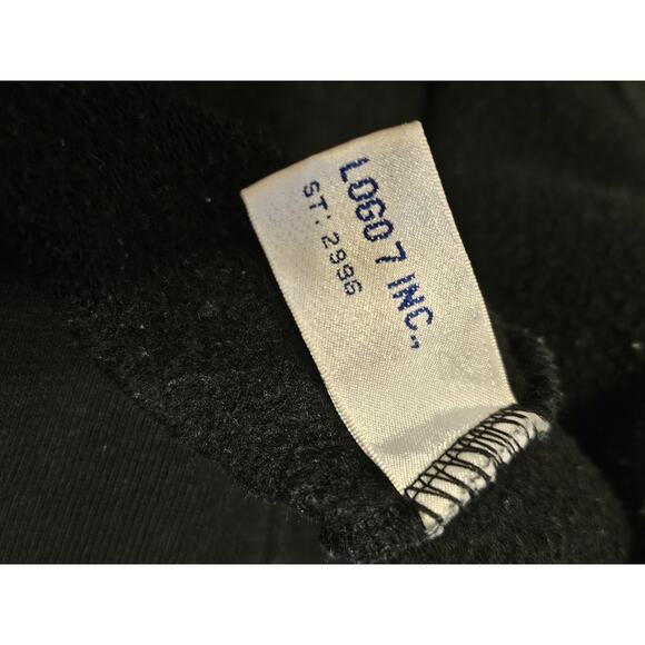 Vintage Logo Athletic Embroidered Pittsburgh Steelers NFL Sweatshirt Large Black - Picture 5 of 9